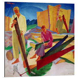 Magnettafel "Die Zimmermänner", 1927