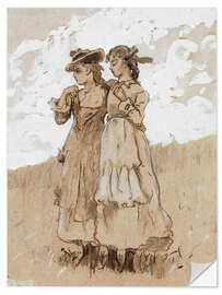 Sticker mural Two Young Girls, 1878–79