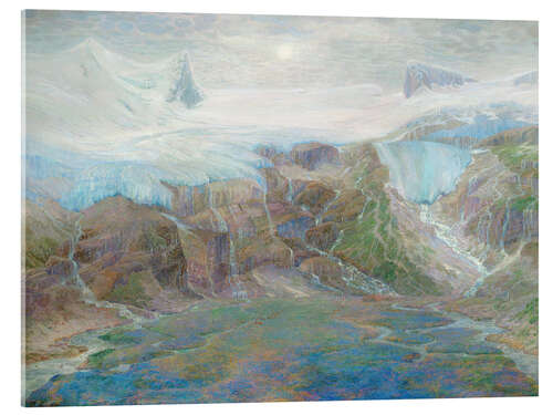 Acrylic print "The Schlattenkäs Glacier", 1901