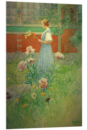 Tableau en PVC Lisbeth with Peonies, 1908