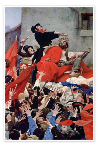 Plakat "Apotheosis of the Rabble", 1884