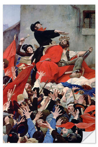 Selvklebende plakat "Apotheosis of the Rabble", 1884