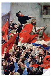 Selvklebende plakat "Apotheosis of the Rabble", 1884