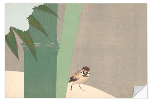 Wall sticker Bamboo in the snow, 1909