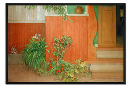 Gerahmter Kunstdruck Suzanne auf der Veranda, 1910