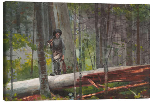 Canvas print Hunter in the Adirondacks