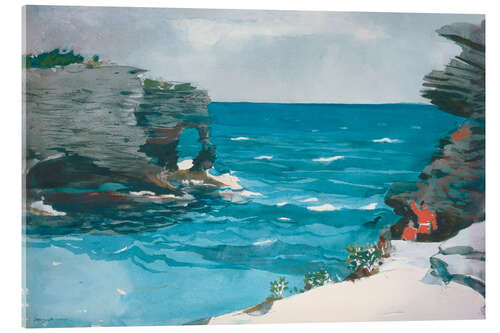 Cuadro de metacrilato Rocky Shore, Bermuda, 1900