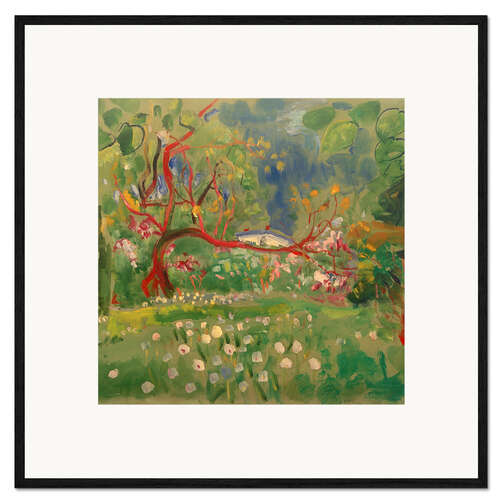 Impression artistique encadrée "Spring in the Giant Mountains", 1924