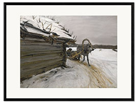 Framed art print In Winter, 1898