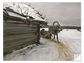 Sticker mural In Winter, 1898