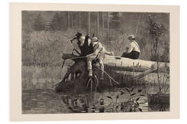 Foam board print "Waiting for a Bite", 1874