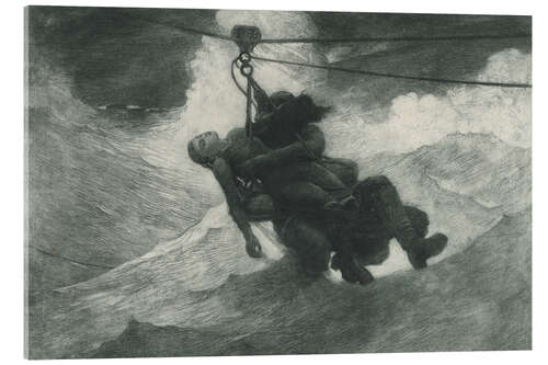 Tableau en verre acrylique The Life Line, 1884