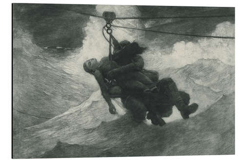 Cuadro de aluminio The Life Line, 1884