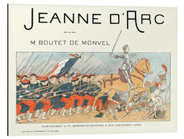 Magnettafel Jeanne d'Arc an der Spitze der Armee, 1896.