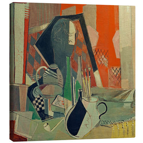 Lienzo Composition in the studio, AMA MU, 1936