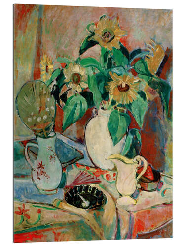 Galleriataulu Still life with sunflowers, around 1920