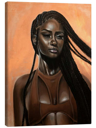 Canvas print Bronze Girl