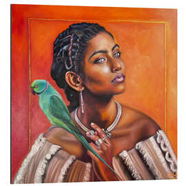 Magnettafel Raudha Con Pappagallo Orange