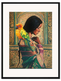 Gerahmter Kunstdruck Soraya