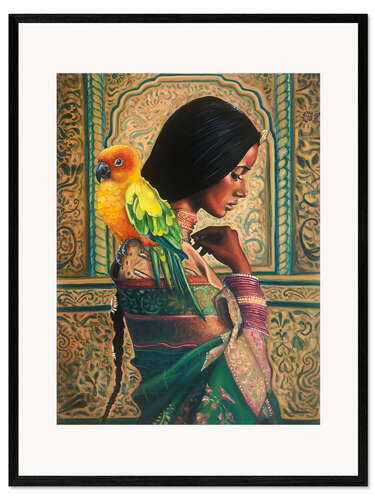 Impression artistique encadrée Soraya