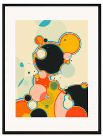 Gerahmter Kunstdruck Reaktion II