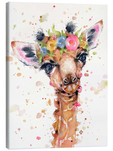 Canvastavla Little Giraffe