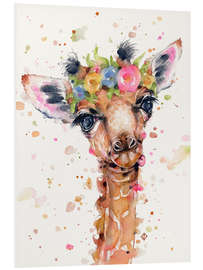 Foam board print Little Giraffe