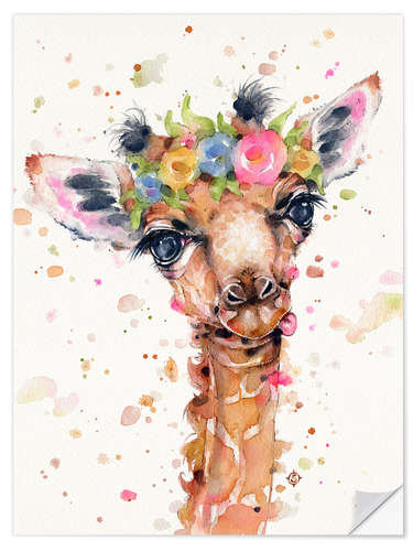 Wall sticker Little Giraffe