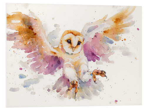 Foam board print Twilight Owl