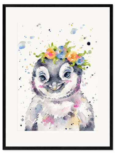Framed art print Little Penguin