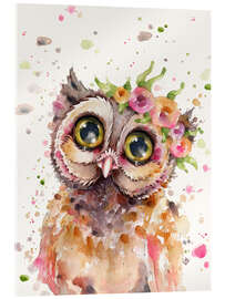 Akrylbillede  Little Owl - Sillier Than Sally