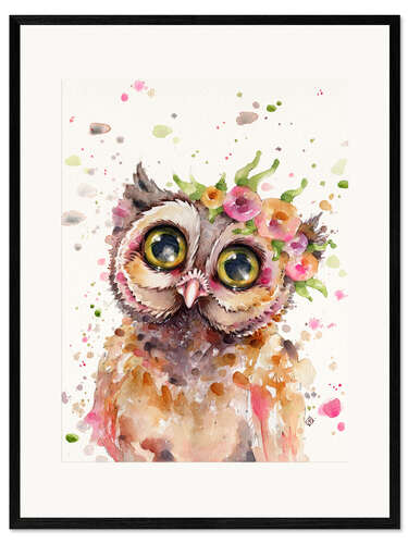 Framed art print Little Owl