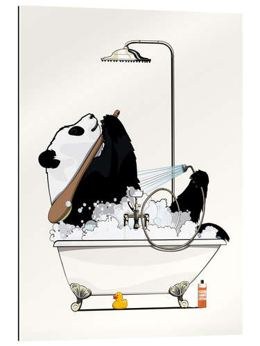 Gallery print Giant Panda Bear in the Bath