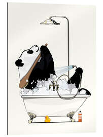 Gallery print Giant Panda Bear in the Bath