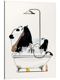 Magnettafel Großer Pandabär im Bad