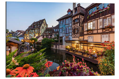 Aluminiumsbilde La Petite Venise in Colmar in Alsace, France