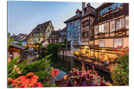 Quadro em plexi-alumínio La Petite Venise in Colmar in Alsace, France