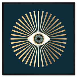 Gerahmter Kunstdruck Drittes Auge II