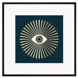 Gerahmter Kunstdruck Drittes Auge II