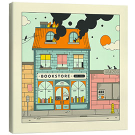 Canvas print Book Store