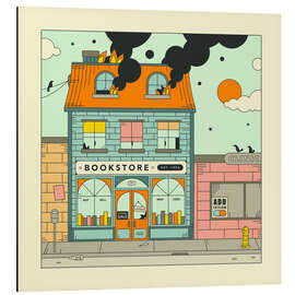 Magnettafel Book Store