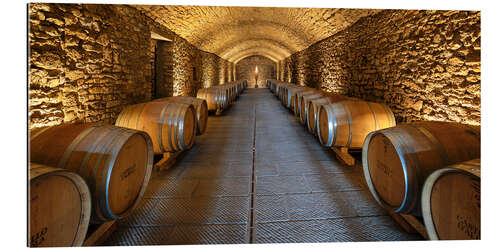 Quadro em plexi-alumínio Wine Cellar in Tuscany