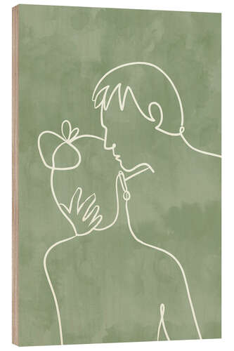 Tableau en bois Intimacy
