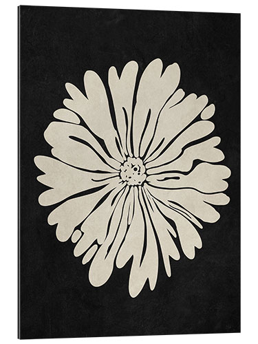 Gallery print Abstract beige flower