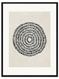 Framed art print Abstract circle