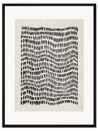 Gerahmter Kunstdruck Minimalistische Kunst