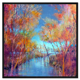 Gerahmter Kunstdruck Herbstfreuden IV