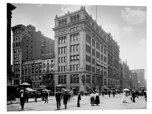 PVC-taulu Historic New York: First skyscrapers in Manhattan, 1908