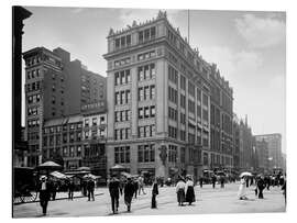 Magnettafel Historisches New York: Erste Hochhäuser in Manhattan, 1908