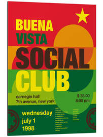 Aluminium print Buena Vista Social Club Concert Poster